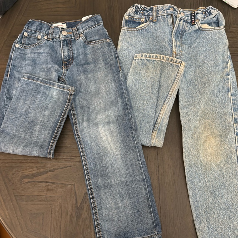 Jeans size 6 boys Levi and Ralph Lauren POLO
